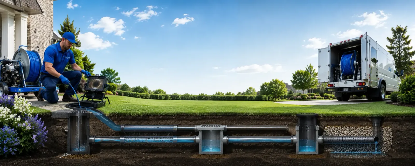 Outdoor drain cleaning information for Garfield, GA